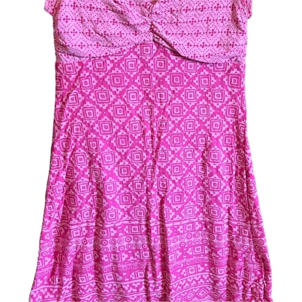 Athleta pink and sea green dresses in excellent condition.